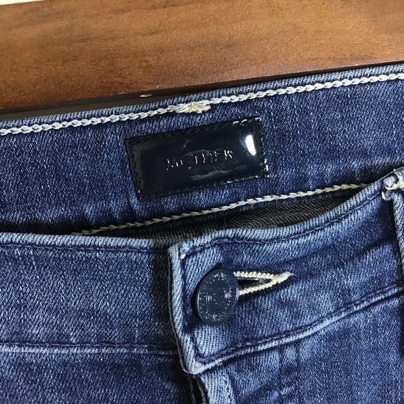 MOTHER The Stunner Ankle Fray in Field of Dreams Size 29. - Picture 6 of 12